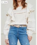 Fabienne Chapot blouse Katie mt 36, Ophalen of Verzenden, Zo goed als nieuw, Maat 36 (S), Beige