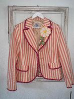 Moschino Jasje - gestreept met bloem maat 42 NIEUW STAAT, Maat 38/40 (M), Wit, Ophalen of Verzenden, Zo goed als nieuw