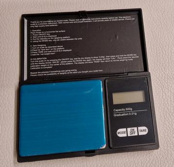 Mini digitaal Precisie keuken weegschaal  0,01g- 500g beschikbaar voor biedingen