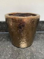 Studio Erik Gutter bloempot bronskleurig, Huis en Inrichting, Woonaccessoires | Vazen, Steen, Overige kleuren, Ophalen of Verzenden