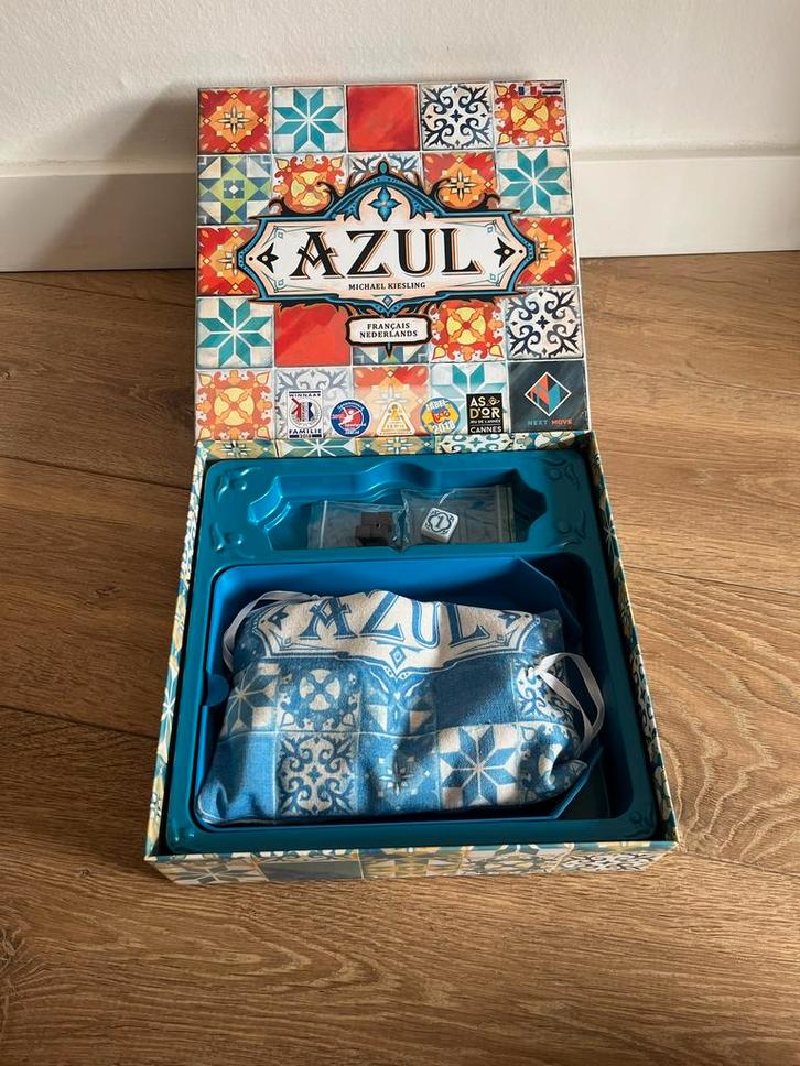 3d printed insert Azul - licht blauw, Hobby en Vrije tijd, Gezelschapsspellen | Bordspellen, Nieuw, Ophalen of Verzenden