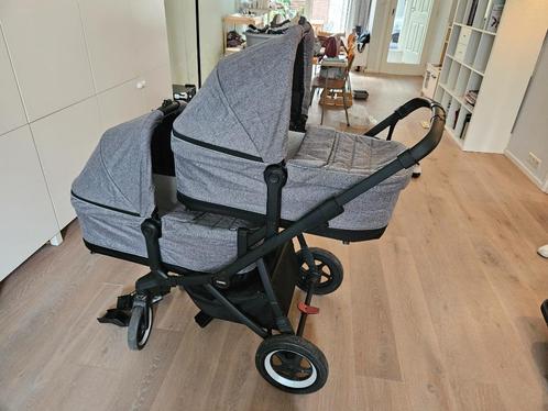 Thule Sleek Duo Grijs Kinderwagen Compleet, Kinderen en Baby's, Kinderwagens en Combinaties, Gebruikt, Combiwagen, Overige merken