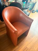 Poltrona Frau Sinan lederen stoelen - Luca Scacchetti, Ophalen, Minder dan 75 cm, Poltrona frau, Leer