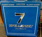 Luxe Spellendoos met 7 spellen, Hobby en Vrije tijd, Gezelschapsspellen | Overige, Ophalen of Verzenden, Nieuw
