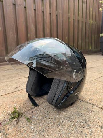 Zwarte scooterhelm maat S beschikbaar voor biedingen