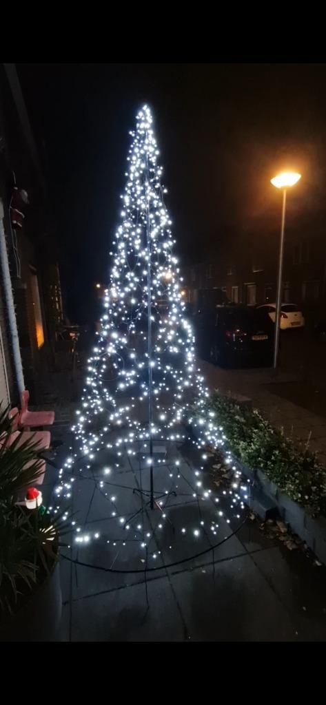 Nieuw! Led Kerstboom Wit 305cm 960 leds incl mast!, Diversen, Kerst, Nieuw, Ophalen of Verzenden