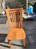 Mooie eiken stoelen,keukenstoelen, massief eiken, Huis en Inrichting, Stoelen, Ophalen, Bruin