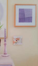 Abstract lila schilderij, Antiek en Kunst, Kunst | Schilderijen | Abstract, Ophalen of Verzenden