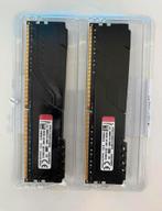 HyperX DDR4 RAM geheugen 2x4GB, Computers en Software, RAM geheugen, Ophalen of Verzenden, Zo goed als nieuw, DDR4, Desktop