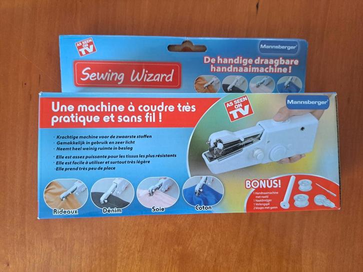 Handige Draagbare Handnaaimachine - Sewing Wizard, Hobby en Vrije tijd, Naaimachines en Toebehoren, Nieuw, Naaimachine, Overige merken