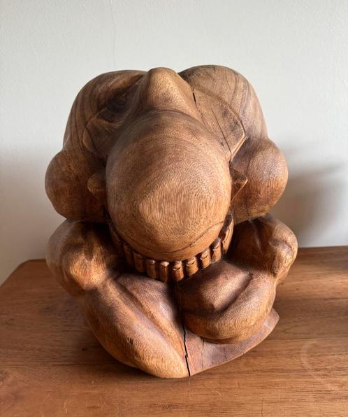 Yogiman Boeddha ( groot ), Huis en Inrichting, Woonaccessoires | Boeddhabeelden, Gebruikt, Ophalen