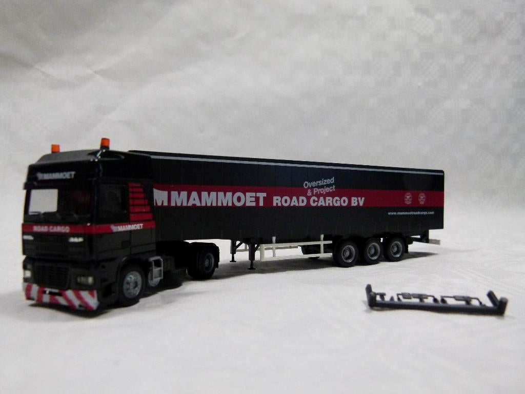 Mammoet Road Cargo, Hobby en Vrije tijd, Modelauto's | 1:87, Ophalen of Verzenden, Nieuw, Bus of Vrachtwagen, Herpa