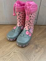Playshoes Regenlaarzen laarzen roze met poes  ZGAN maat 31, Meisje, Ophalen of Verzenden, PLAYSHOES, Laarzen