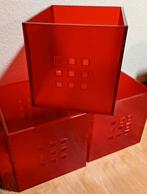Rode lekman opruimboxen voor oa ikea kallax expedit, Doe-het-zelf en Verbouw, Kratten en Dozen, Ophalen, Minder dan 35 cm, Minder dan 50 cm