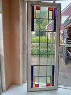 Prachtige oude glas in lood raam. 45 euro afhalen!, Antiek en Kunst, Ophalen