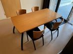 Metaform eettafel set voor 4 personen, Ophalen, Gebruikt, 50 tot 100 cm, Metaal