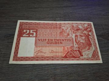 Mooi biljet 25 gulden Salomo, 1949 beschikbaar voor biedingen