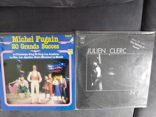 Franstalige lp's 2 st. Julien Clerc en Michel Fugain, Cd's en Dvd's, Vinyl | Pop, Gebruikt, 1960 tot 1980, Overige formaten, Ophalen of Verzenden