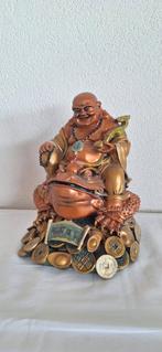 Lachende boeddha op kikker met muntjes, Ophalen of Verzenden, Zo goed als nieuw