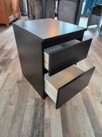 Twee nachtkastjes, twee maten, Huis en Inrichting, Kasten | Ladekasten, Ophalen, Minder dan 50 cm, Gebruikt, 1 of 2 laden