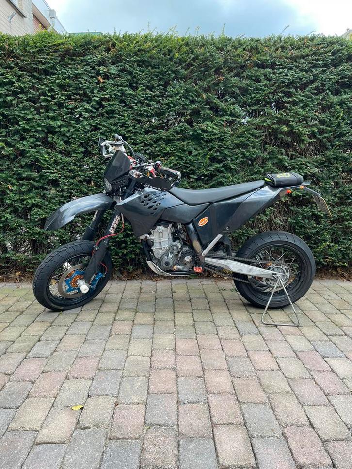 KTM SXF 450 Supermoto met kenteken en Motolug trailer., Motoren, Motoren | KTM, Particulier, Enduro, 11 kW of minder, 1 cilinder