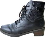 Zwarte boots Rieker, Zwart, Lage of Enkellaarzen, Nieuw, Ophalen of Verzenden