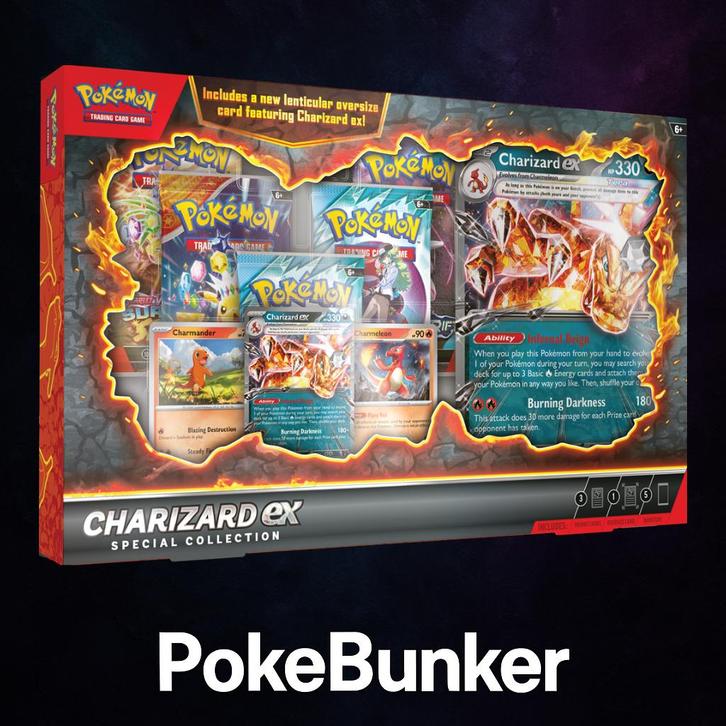 Pokémon TCG Charizard Ex Special Collection, Hobby en Vrije tijd, Verzamelkaartspellen | Pokémon, Nieuw, Overige typen, Foil, Ophalen of Verzenden