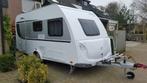 Knaus Sport 420 QD (2016)  Zeer compleet en met veel extra's, Caravans en Kamperen, Caravans, Rondzit, 750 - 1000 kg, Particulier