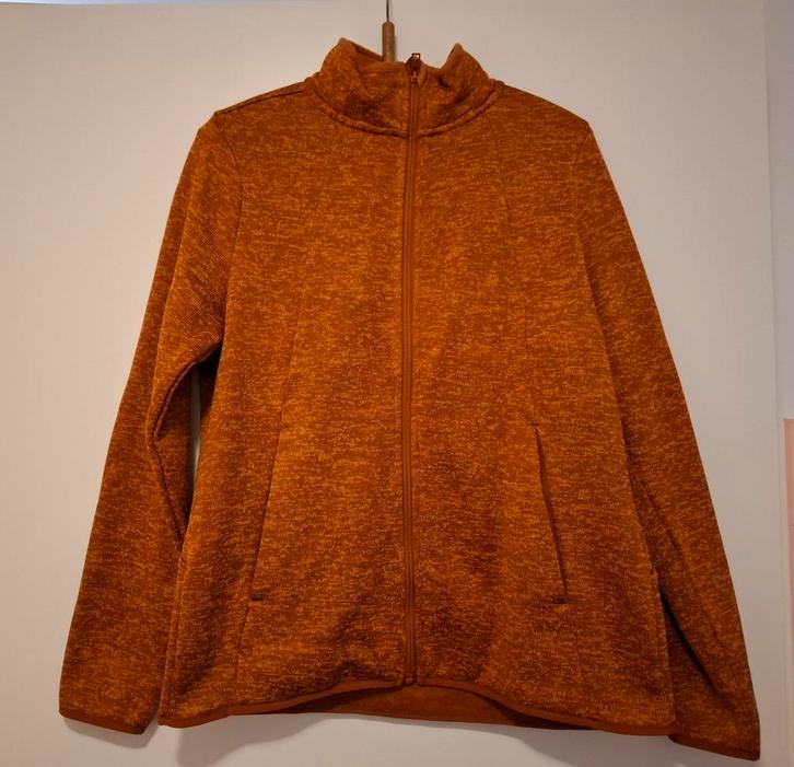 Mooi roest kleurig fleece vest van human nature!, Kleding | Dames, Truien en Vesten, Zo goed als nieuw, Maat 46/48 (XL) of groter
