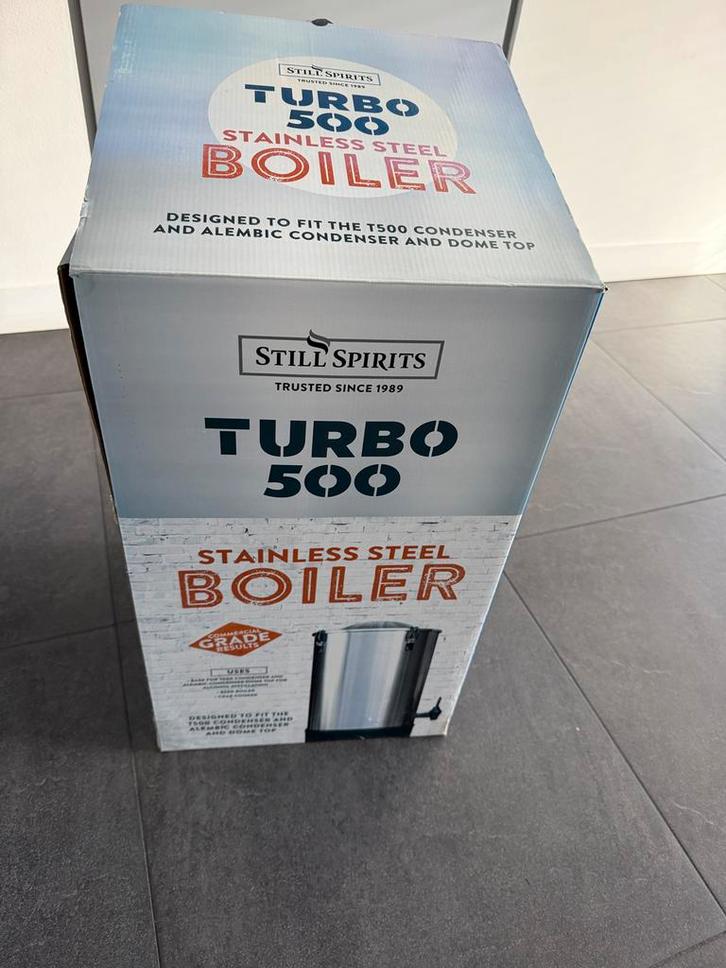 Still Spirits Turbo 500 Boiler. Destilleerketel, Hobby en Vrije tijd, Overige Hobby en Vrije tijd, Zo goed als nieuw, Ophalen