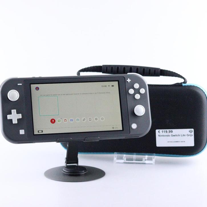 Nintendo Switch Lite Grijs, Spelcomputers en Games, Spelcomputers | Nintendo Switch, Zo goed als nieuw