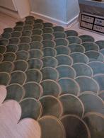 Visschubtegels forest green, Doe-het-zelf en Verbouw, Tegels, Nieuw, Minder dan 20 cm, Minder dan 5 m², Wandtegels