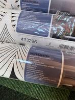 Vliesbehang Art Deco Zwart Wit Goud - 4 Rollen, Ophalen of Verzenden, 10 tot 25 m², Zwart, Art deco