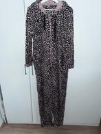 Hunkemoller Zwart/Roze Huispak Met Panterprint Maat XXL, Kleding | Dames, Huispakken, Zwart, Maat 46/48 (XL) of groter, Ophalen of Verzenden