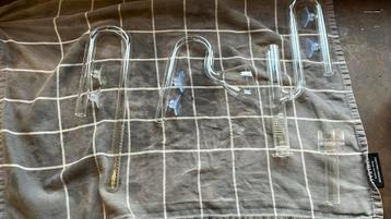 Azaqua glazen lilypipes (Inflow, outflow, skimmer) beschikbaar voor biedingen