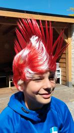 Pruik Hanenkam Carnaval, Ophalen of Verzenden, Nieuw, Hoed of Pruik, Overige