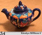 Kütahya Billikens Miniatuur Theepot, Antiek en Kunst, Antiek | Keramiek en Aardewerk, Ophalen of Verzenden