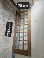 Hard houten deur, Huis en Inrichting, Kasten | Vitrinekasten, Ophalen, Gebruikt, 50 tot 100 cm, Minder dan 100 cm