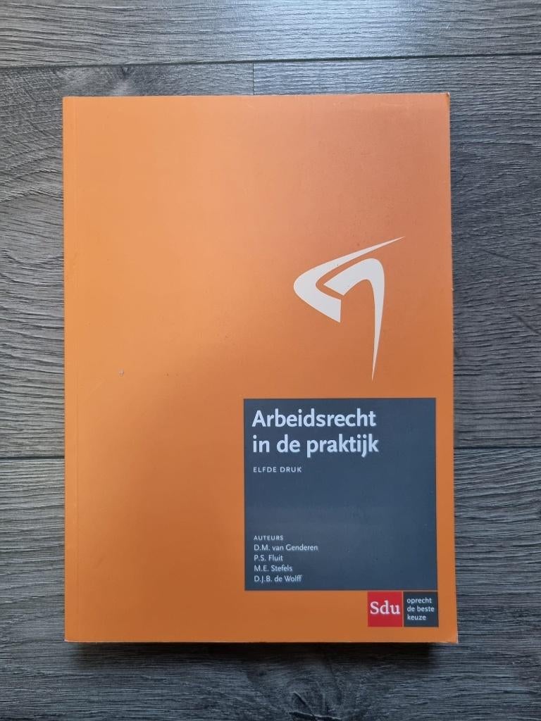 Studieboek Arbeidsrecht In De Praktijk (HBO-)Rechten, Boeken, Zo goed als nieuw, Sdu, Alpha, HBO