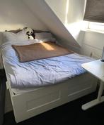 Ikea Brimmes 2-persoonsbed met lades + Lattenbodem, Ophalen, 90 cm, Eenpersoons, Zo goed als nieuw