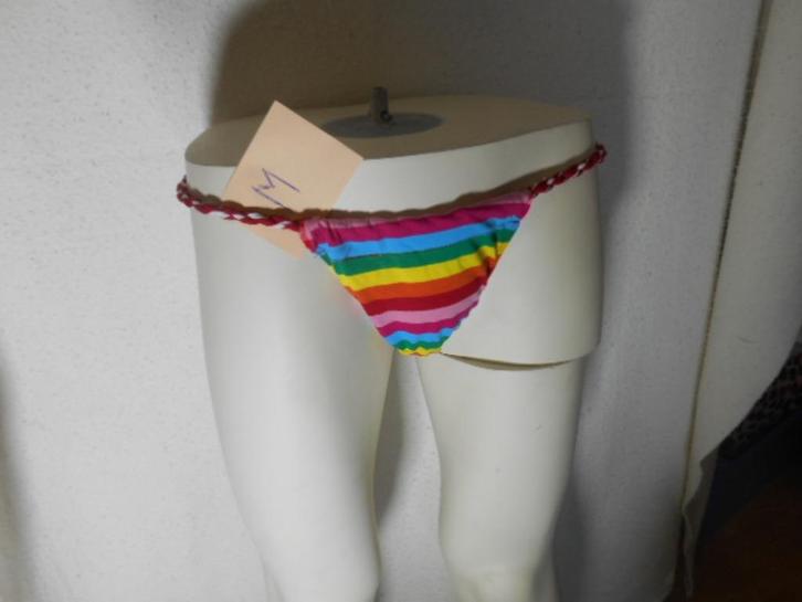 G - string regenboog slip   maat : M, Kleding | Heren, Ondergoed, Slip, Overige kleuren, Verzenden