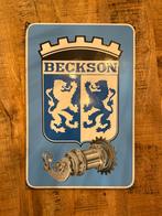 Emaille Reclamebord Beckson Remnaaf, Ophalen of Verzenden, Reclamebord