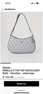 Guess Noelle II Schoudertas - Slate Logo, Sieraden, Tassen en Uiterlijk, Tassen | Damestassen, Ophalen of Verzenden, Zo goed als nieuw