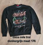 Kersttrui sweater coca cola truck maat 176 donkergrijs, Ophalen of Verzenden, Zo goed als nieuw, Jongen of Meisje, Trui of Vest
