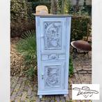 Winter wit vintage kastje, Huis en Inrichting, Kasten | Overige, Ophalen, Gebruikt