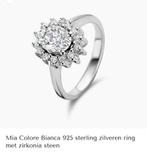 Parte Di Me Zilveren Ring met Zirkonia - Maat 52, Sieraden, Tassen en Uiterlijk, Nieuw, Ophalen of Verzenden, 17 tot 18, Met edelsteen