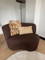 WOOOD fauteuil bruin - Links, Ophalen, Bruin, Zo goed als nieuw, Eén
