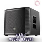 Subwoofer huren? (3 dagen), Ophalen of Verzenden, Zo goed als nieuw, Verjaardag