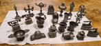 Lot van 31 vintage miniaturen van tin voor de letterbak, Antiek en Kunst, Ophalen of Verzenden