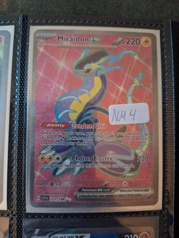 Pokemon TCG - Miraidon ex - SV1Ia 227/198 - Near Mint beschikbaar voor biedingen
